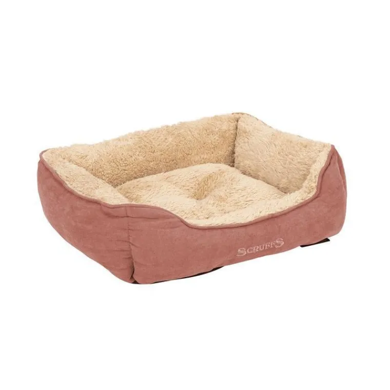 SCRUFFS Corbeille pour chien et chat coloris terracotta Cosy – Taille M