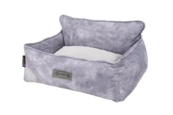 SCRUFFS Corbeille pour chien gris Kensington – Taille M