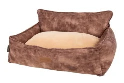 SCRUFFS Corbeille pour chien marron Kensington – Taille XL