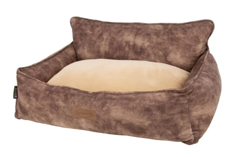 SCRUFFS Corbeille pour chien marron Kensington – Taille M