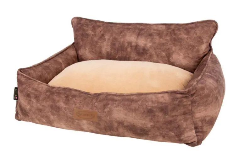 SCRUFFS Corbeille pour chien marron Kensington – Taille M