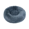 WOUAPY Corbeille ronde moelleuse grise pour chien et chat - 90 cm