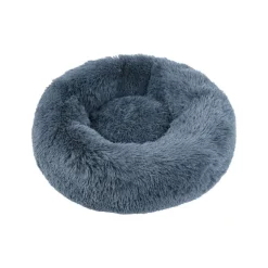 BRANDY Corbeille ronde moelleuse pour chien et chat coloris gris Wouapy - Ø 50 cm