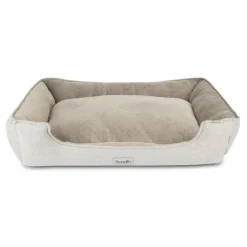 SCRUFFS Couchage orthopédique pour chien coloris marron Harvard - Taille XXL 110 x 82 x 22 cm