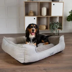 SCRUFFS Couchage orthopédique pour chien coloris marron Harvard - Taille XXL 110 x 82 x 22 cm