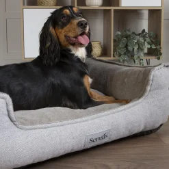 SCRUFFS Couchage orthopédique pour chien coloris marron Harvard - Taille XXL 110 x 82 x 22 cm