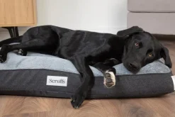 SCRUFFS Couchage orthopédique pour chien coloris gris Harvard - Taille XXL 140 x 100 x 20 cm