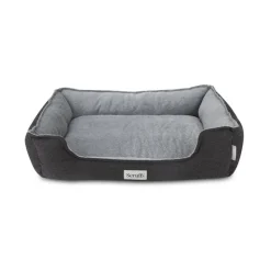 SCRUFFS Couchage orthopédique pour chien coloris gris Harvard - Taille XL 90 x 70 x 20 cm