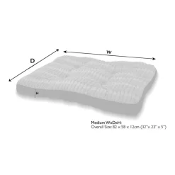 SCRUFFS Couchage pour chien coloris orange coussin Ellen - Taille M 82 x 58 cm