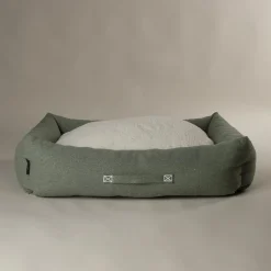 SCRUFFS Couchage pour chien coloris vert corbeille Eco Eden - Taille XL 90 x 70 cm