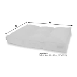 SCRUFFS Couchage pour chien coloris gris coussin Seattle - Taille L 100 x 70 x 14 cm