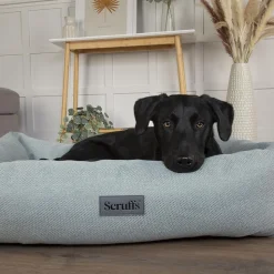 SCRUFFS Couchage pour chien coloris vert corbeille Ellen - Taille XL 90 x 70 x 18 cm