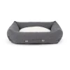 SCRUFFS Couchage pour chien coloris gris corbeille Eco Eden - Taille L 75 x 60 cm