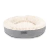 SCRUFFS Couchage pour chien coloris gris corbeille ronde Ellen - Taille XL Ø 75 cm