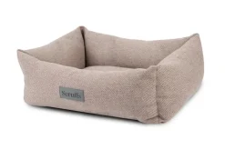 SCRUFFS Couchage pour chien coloris gris corbeille Ellen - Taille M 60 x 50 x 16 cm
