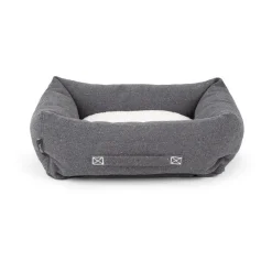 SCRUFFS Couchage pour chien coloris gris corbeille Eco Eden - Taille M 60 x 50 cm
