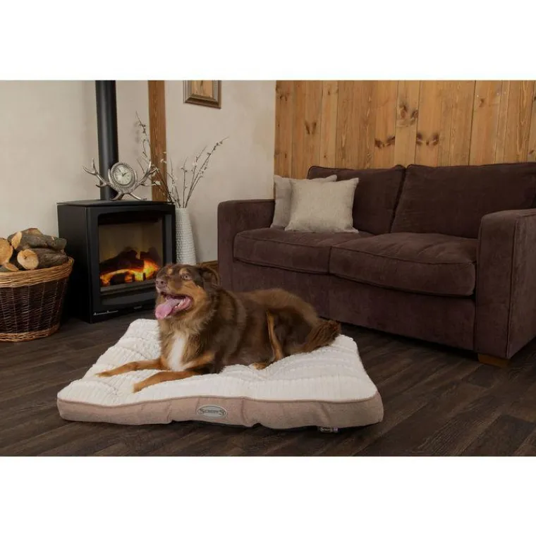 SCRUFFS Coussin pour chien beige Ellen - Taille L