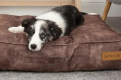 SCRUFFS Coussin pour chien marron Kensington – Taille M