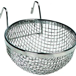 FLAMINGO Couvoir métallique pour oiseaux exotiques coloris gris – 12 cm