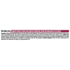 PRO PLAN Croquette pour chat adulte stérilisé au cabillaud - 3 kg