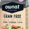OWNAT Croquette pour chat adulte stérilisé Grain Free Jus - 1 kg
