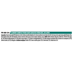 PRO PLAN Croquette pour chat adulte stérilisé au lapin - 1,5 kg