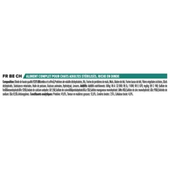 PRO PLAN Croquette pour chat adulte stérilisé à la dinde - 1,5 kg