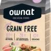 OWNAT Croquette pour chat adulte stérilisé Grain Free Just - 3 kg