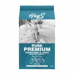 HAYS Croquette pour chat adulte stérilisé au poulet light Pure Premium - 6 kg
