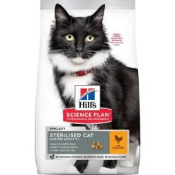 HILL'S Croquette pour chat mature stérilisé au poulet - 3 kg