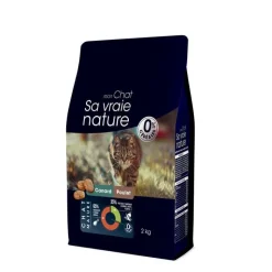 SA VRAIE NATURE Croquette pour chat mature au canard et au poulet ®- 2 kg