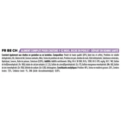 PRO PLAN Croquette pour chaton au poulet - 3 kg