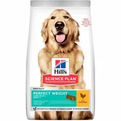 HILL'S Croquette pour chien adulte perfect weight au poulet - 12 kg