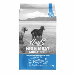 HAYS Croquette pour chien adulte au poisson High Meat - 3 kg