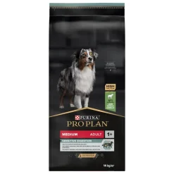 PRO PLAN Croquette pour chien adulte digestion difficile à l'agneau - 14 kg