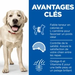 HILL'S Croquette pour chien adulte grande race light - 18 kg