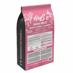 HAYS Croquette pour chien adulte à l'agneau et au poisson High Meat - 3 kg