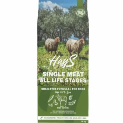 HAYS Croquette pour chien adulte mono-protéine d'agneau sans céréales - 12 kg