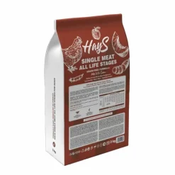 HAYS Croquette pour chien adulte mono-protéine de poulet sans céréales - 3 kg