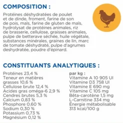 HILL'S Croquette pour chien adulte de petite taille light au poulet - 1,5 kg
