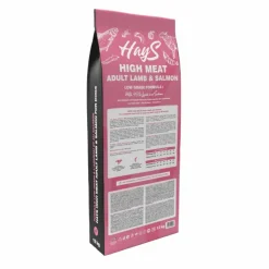 HAYS Croquette pour chien adulte à l'agneau et au poisson High Meat - 12 kg