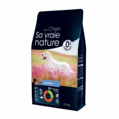 SA VRAIE NATURE Croquette pour chien adulte au saumon et au hareng - 2,5 kg