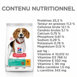 HILL'S Croquette pour chien adulte de petite taille Weight au poulet - 2 kg