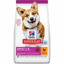 HILL'S Croquette pour chien adulte de petite taille au poulet - 6 kg