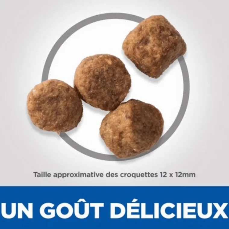 HILL'S Croquette pour chien mature light au poulet - 2,5 kg
