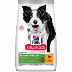 HILL'S Croquette pour chien mature de taille moyenne au poulet - 12 kg