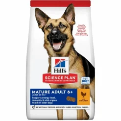 HILL'S Croquette pour chien mature de grande race au poulet - 18 kg