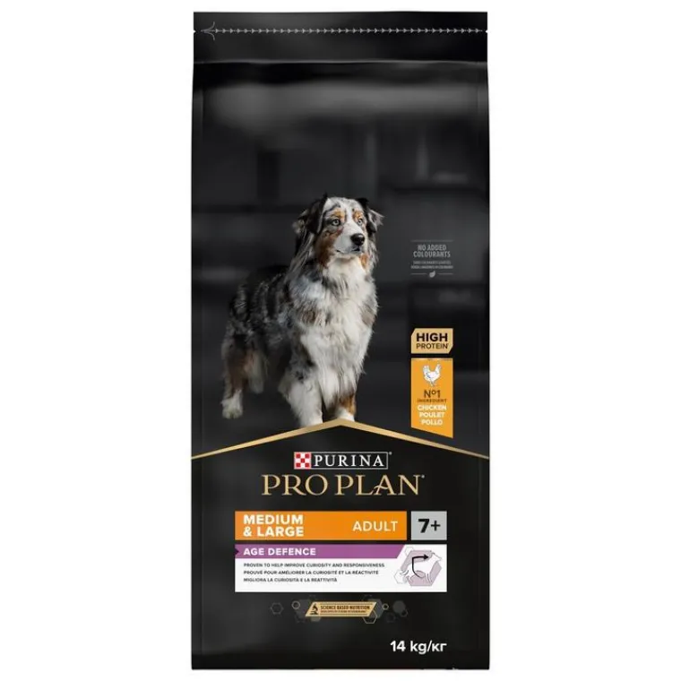 PRO PLAN Croquette pour chien mature de taille moyenne au poulet - 14 kg