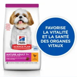 HILL'S Croquette pour chien mature de petite taille au poulet - 3 kg