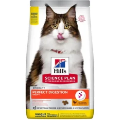 HILL'S Croquettes pour chat adulte Science Plan Perfect Digestion - 1,5 kg